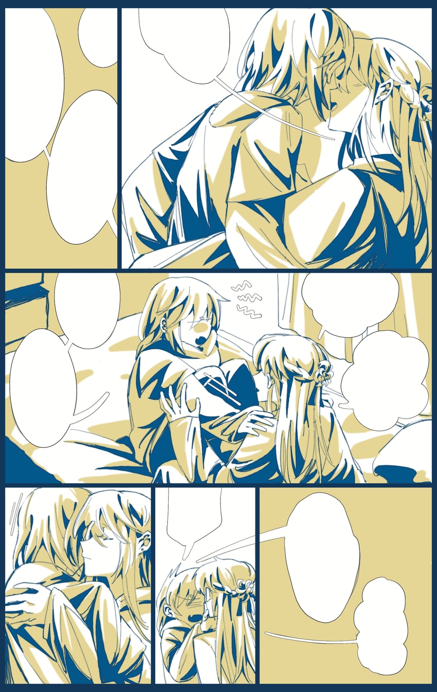 miyagi shiori and sendai hazuki (shuuniichido classmate wo kau hanashi) drawn by lanserongjie
