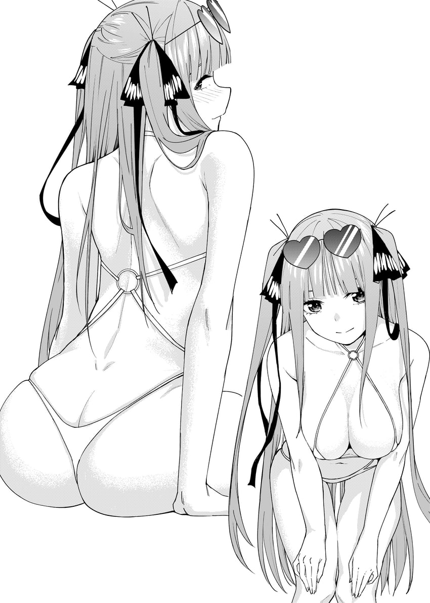 nakano nino (go-toubun no hanayome) drawn by kosmos_beta