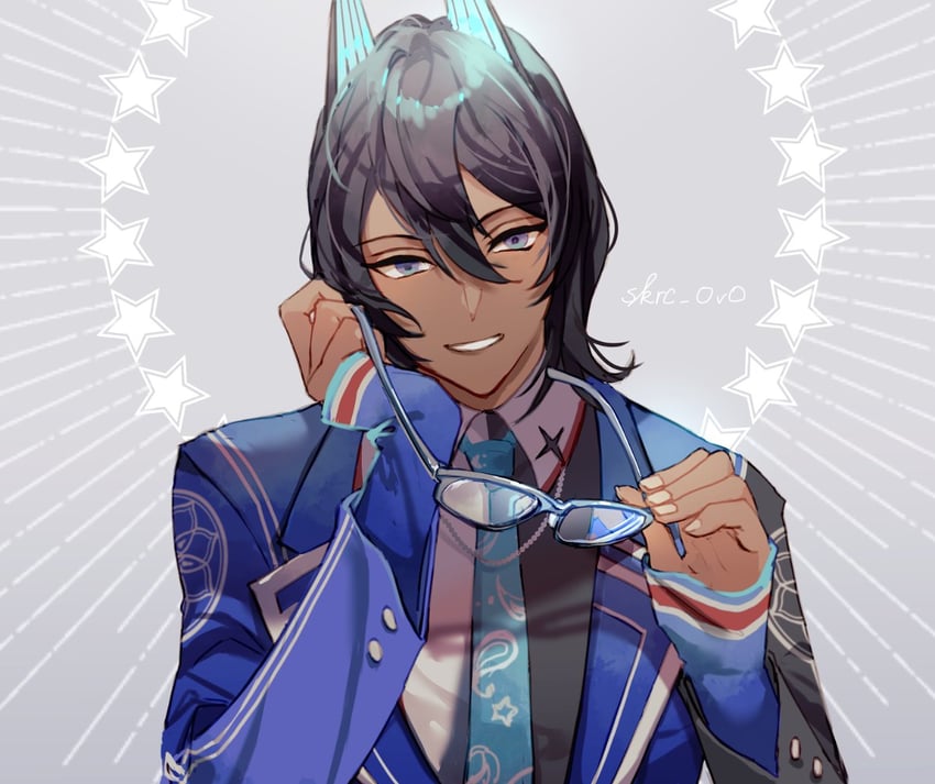 arjuna and arjuna alter (fate and 1 more) drawn by sakuramochi1003