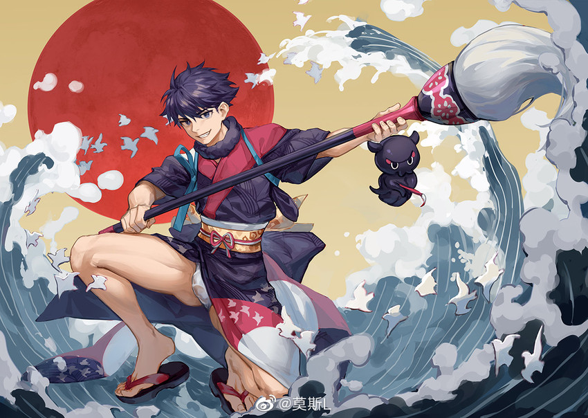 katsushika hokusai and tokitarou (fate and 1 more) drawn by mosi_l