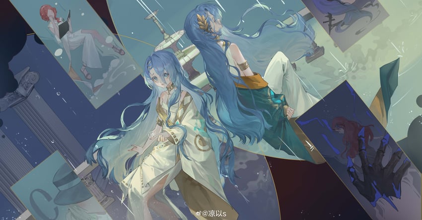 vertin, 37, arcana, and sophia (reverse:1999) drawn by liangyi_s