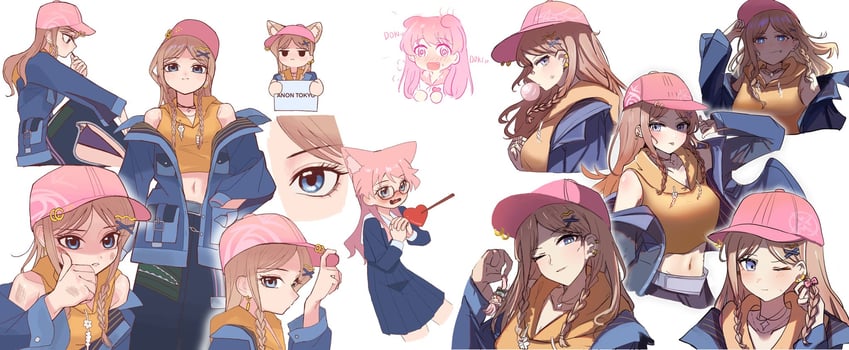 chihaya anon and nagasaki soyo (bang dream! and 1 more) drawn by ansy09080527