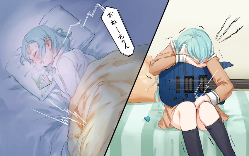 hikawa sayo and hikawa hina (bang dream!) drawn by nichiju_(you)