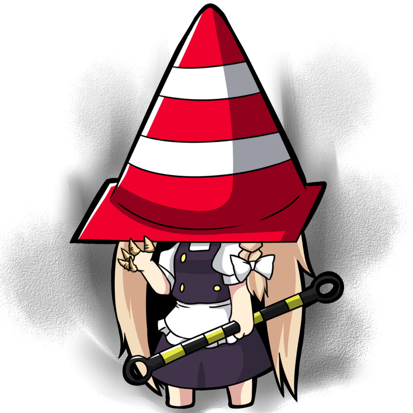 kirisame marisa and pyramid head (touhou and 2 more) drawn by twumi