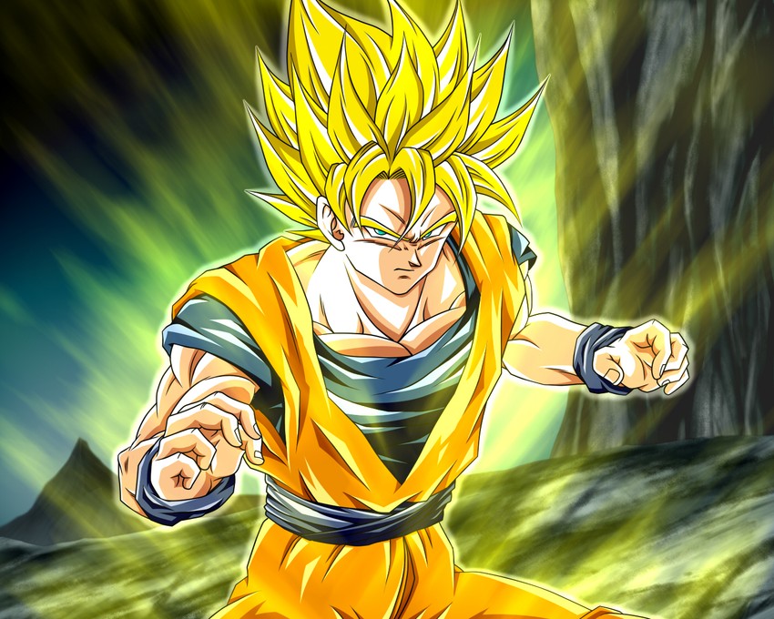 son goku (dragon ball and 1 more) drawn by abu_zero