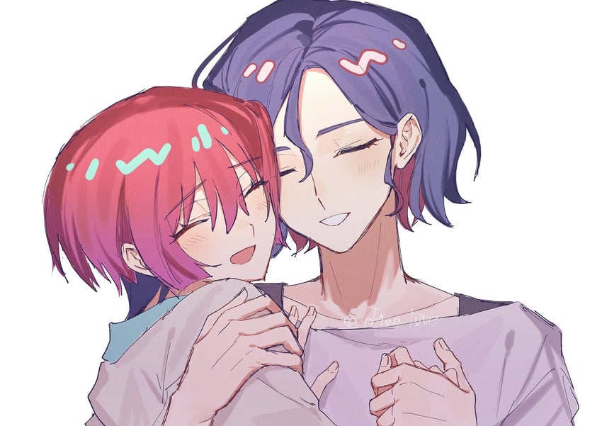 amate yuzuriha and shuji ito (gundam and 1 more) drawn by ch1wa_l0ve