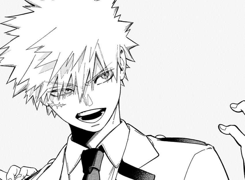 bakugou katsuki (boku no hero academia) drawn by ossu_oraaka