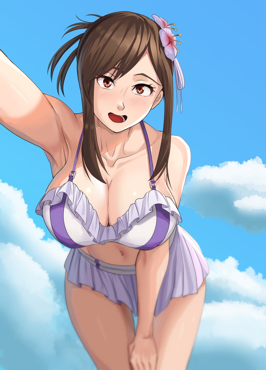 tifa lockhart (final fantasy and 3 more) drawn by nico-mo