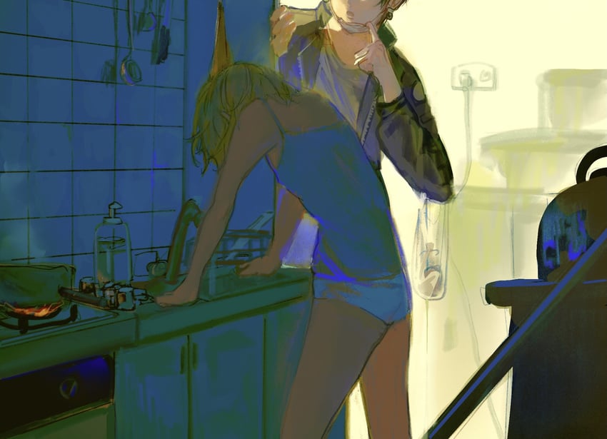 kurapika and chrollo lucilfer (hunter x hunter) drawn by shouka_(ly880217)