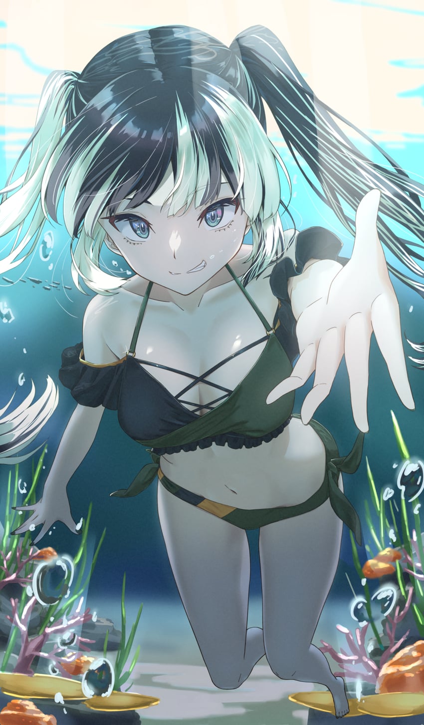 juufuutei raden (hololive and 1 more) drawn by korutesu