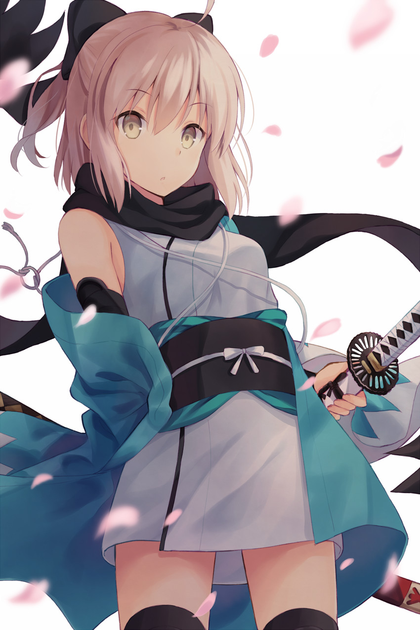 okita souji (fate and 1 more) drawn by nonono_(nononotea)