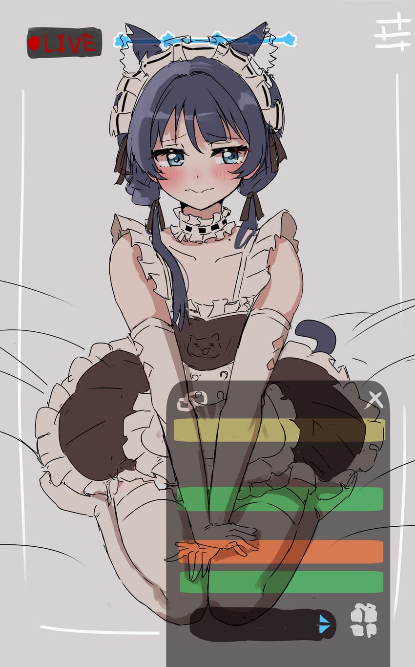 murano sayaka (love live! and 1 more) drawn by ereka