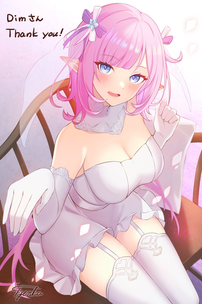 elysia (honkai and 1 more) drawn by tyenka7728