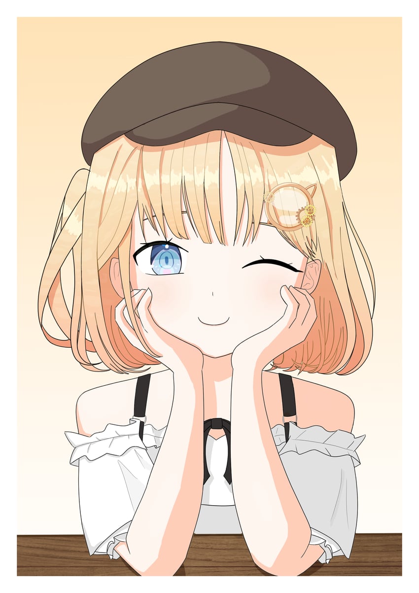 watson amelia (hololive and 1 more) drawn by rikku_asutorii