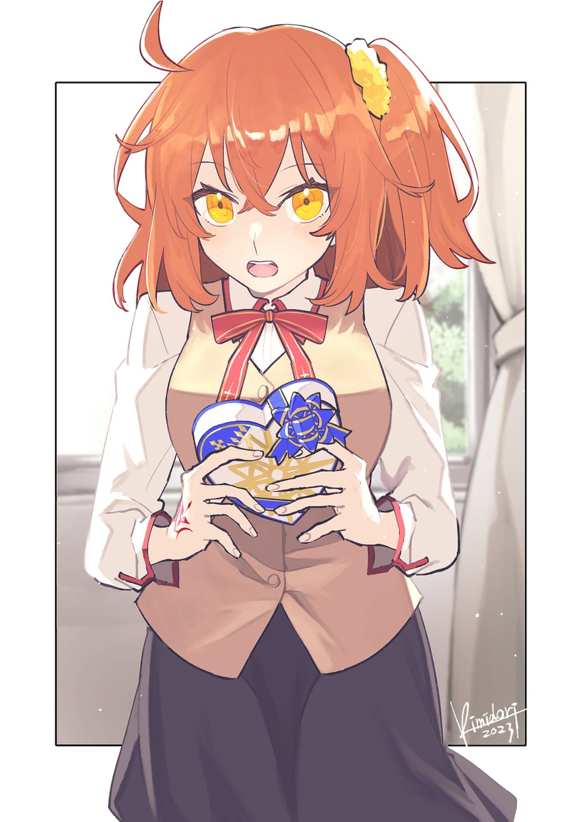 fujimaru ritsuka (fate and 1 more) drawn by kimidorix32