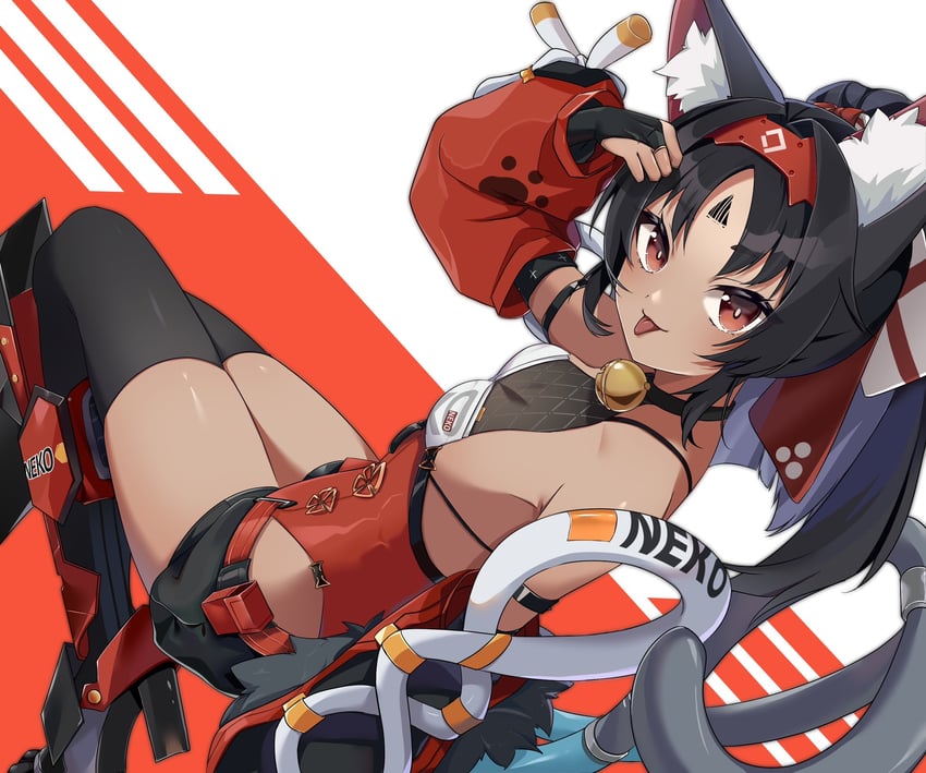 nekomiya mana (zenless zone zero) drawn by xx_yy_zz_a