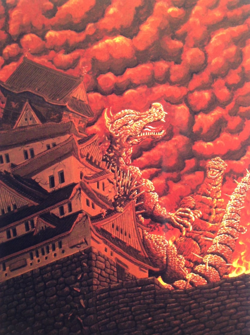 godzilla and anguirus (godzilla and 1 more) drawn by thermacabe