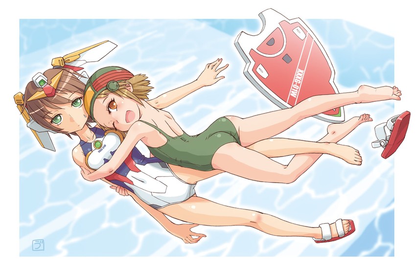 wing gundam and leo (gundam and 1 more) drawn by uni_tenten