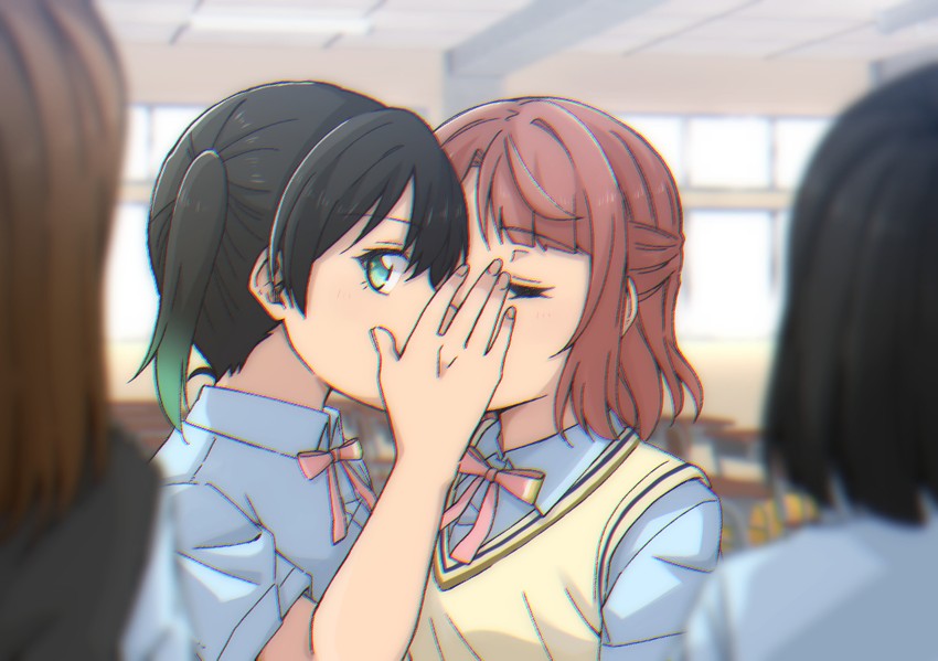 uehara ayumu and takasaki yu (love live! and 1 more) drawn by donpa