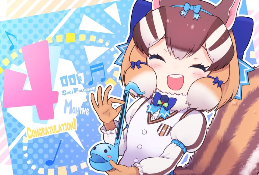 siberian chipmunk (kemono friends and 1 more) drawn by kitsunetsuki_itsuki