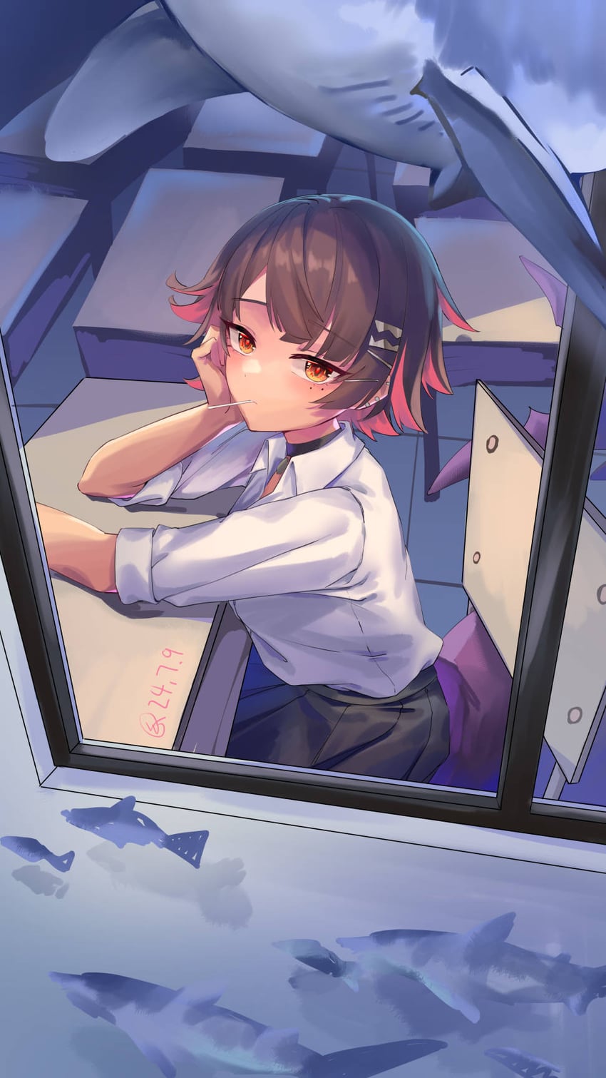 ellen joe (zenless zone zero) drawn by yaoyaozi_bu_shi_renjian_yanhuo