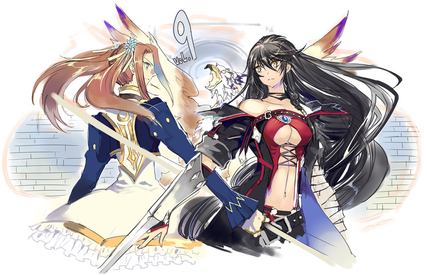velvet crowe and eleanor hume (tales of and 1 more) drawn by aonagi_(a-lot-of)