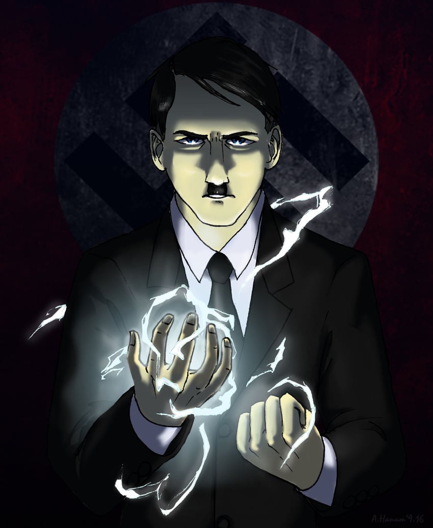 adolf hitler (real life) drawn by doqida67