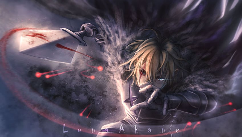 dimitri alexandre blaiddyd (fire emblem and 1 more) drawn by lunaakane24