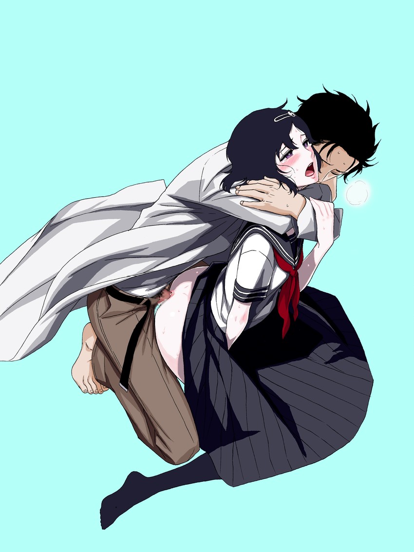 okabe rintarou and urushibara luka (science adventure and 1 more) drawn by fetishist