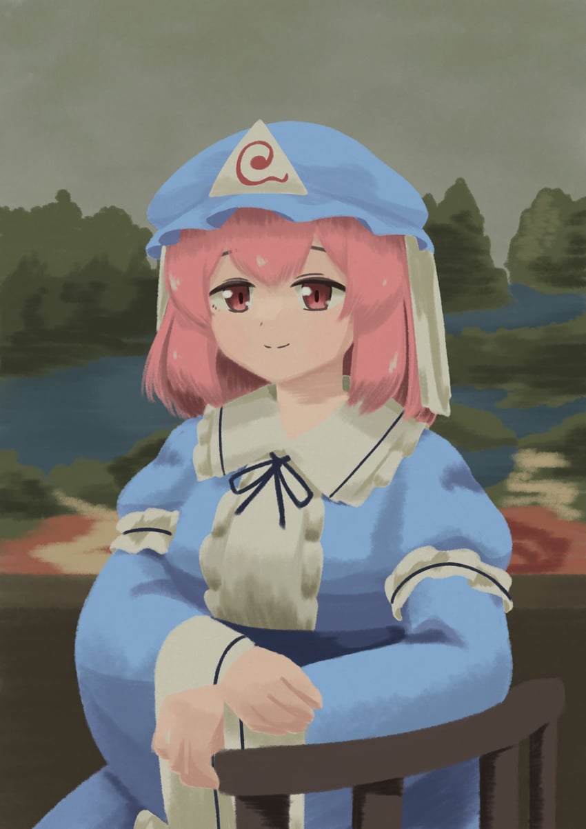 saigyouji yuyuko (touhou and 1 more) drawn by y75zei
