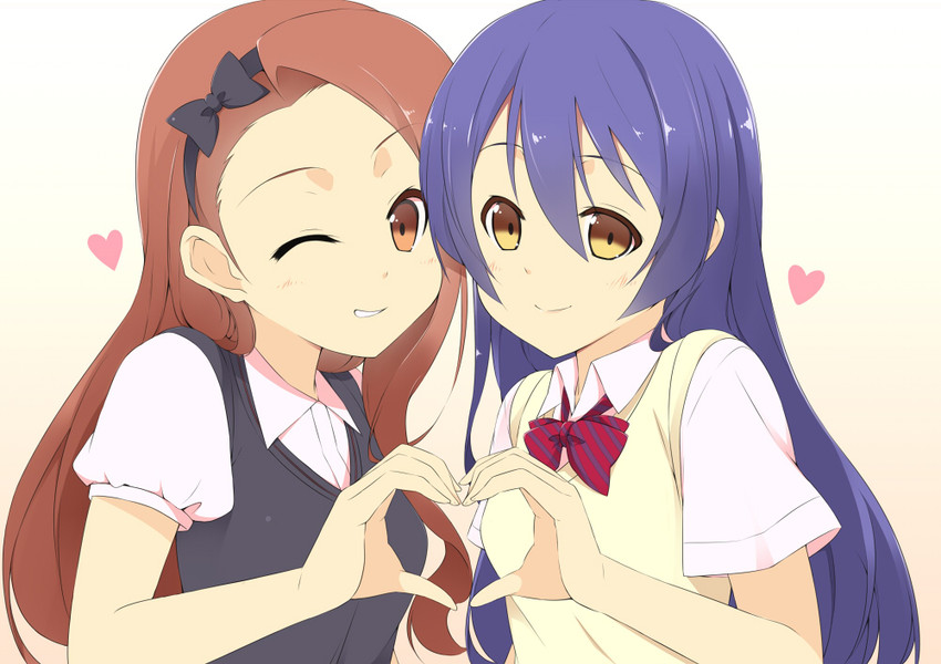 sonoda umi and minase iori (idolmaster and 2 more) drawn by sasakura