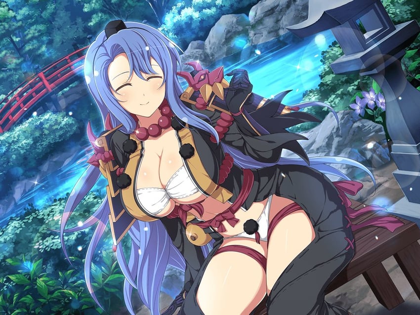 nachi (senran kagura and 2 more) drawn by yaegashi_nan
