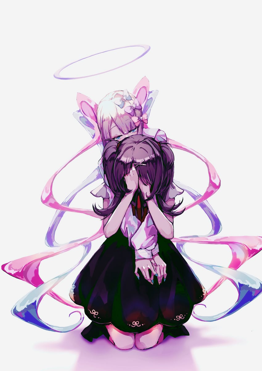 chouzetsusaikawa tenshi-chan and ame-chan (needy girl overdose) drawn by aaaaaa70383