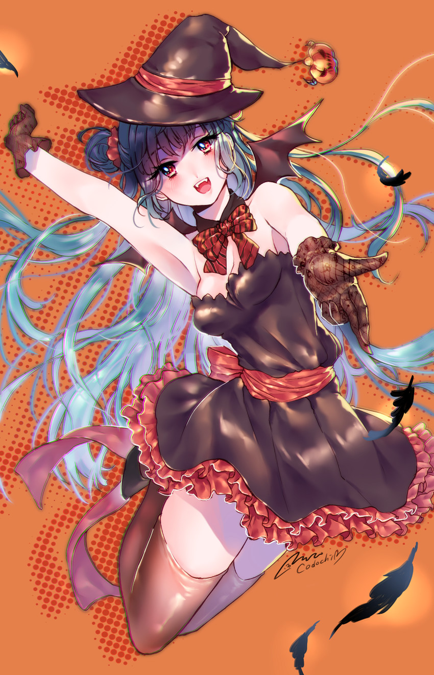 tsushima yoshiko (love live! and 1 more) drawn by codochi