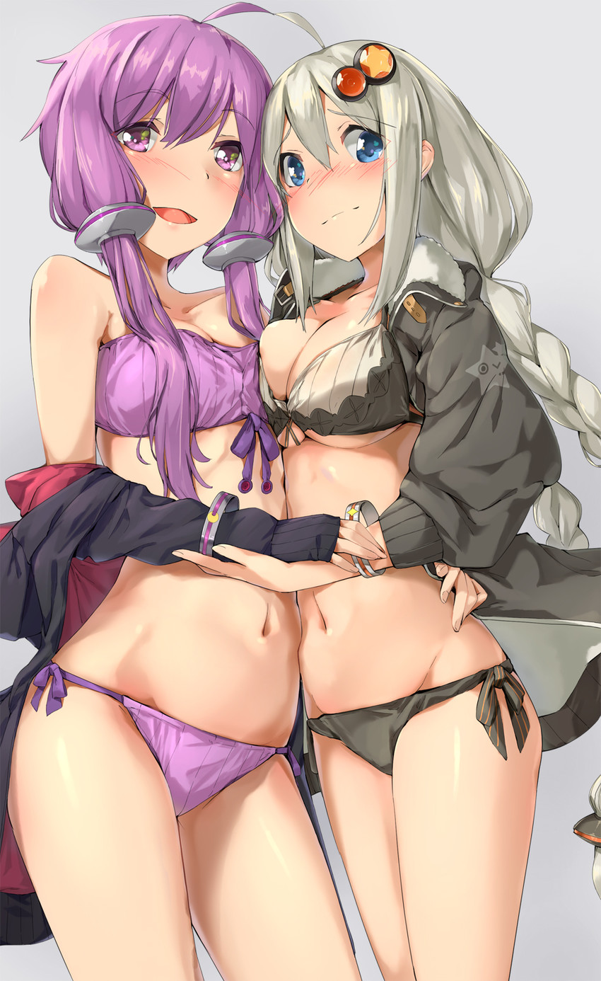 yuzuki yukari and kizuna akari (vocaloid and 1 more) drawn by kanzen_bouon