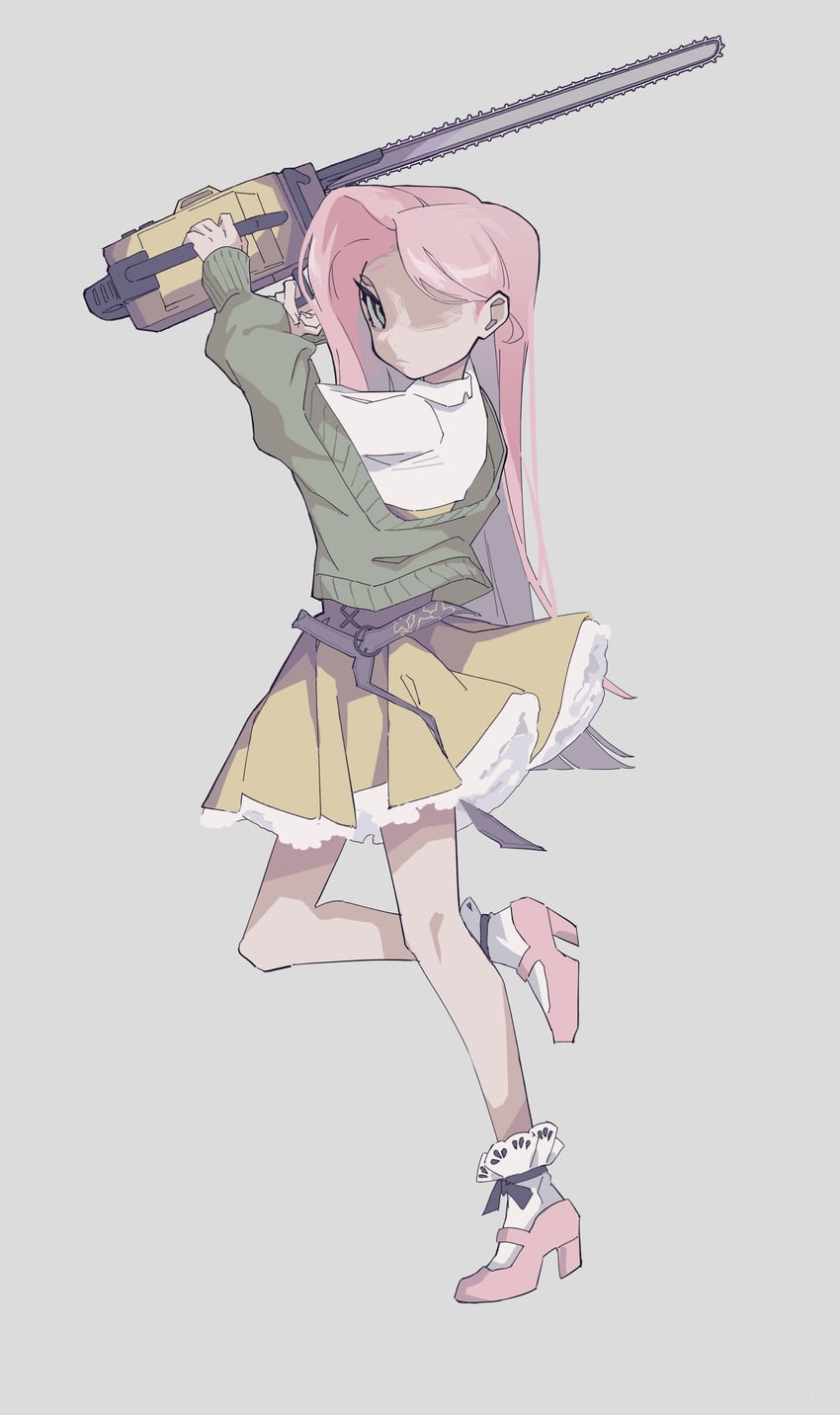 fluttershy (my little pony and 2 more) drawn by an_ding_ling