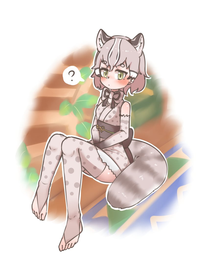 tsushima leopard cat (kemono friends and 1 more) drawn by chai_chai_huishi
