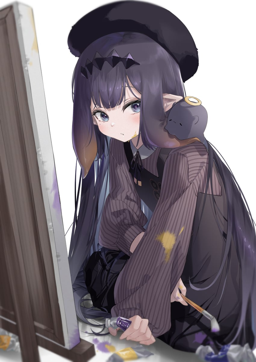 ninomae ina'nis and takodachi (hololive and 1 more) drawn by pola_(1021)