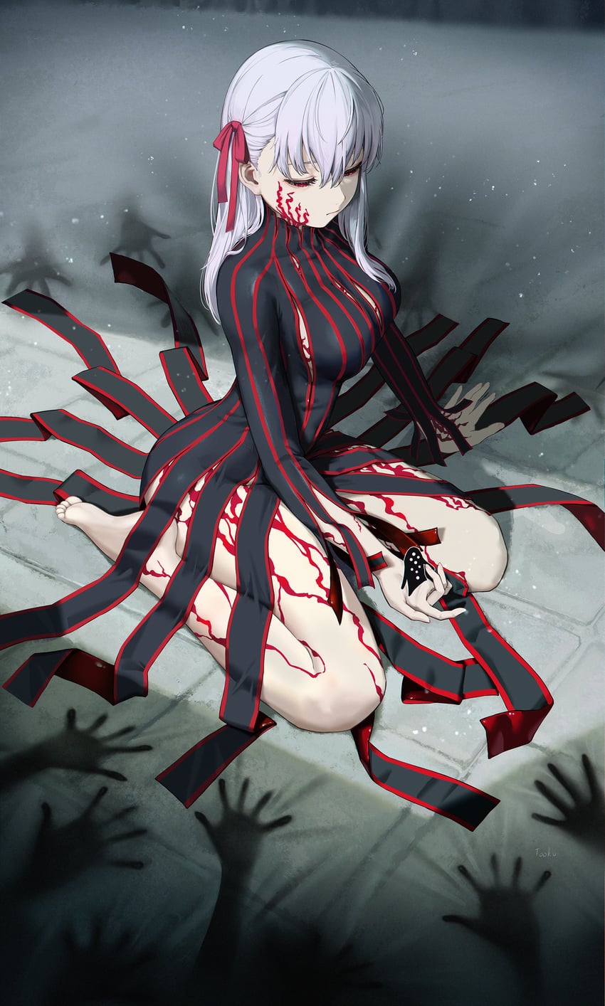 matou sakura, dark sakura, and shadow (fate and 2 more) drawn by tooku0