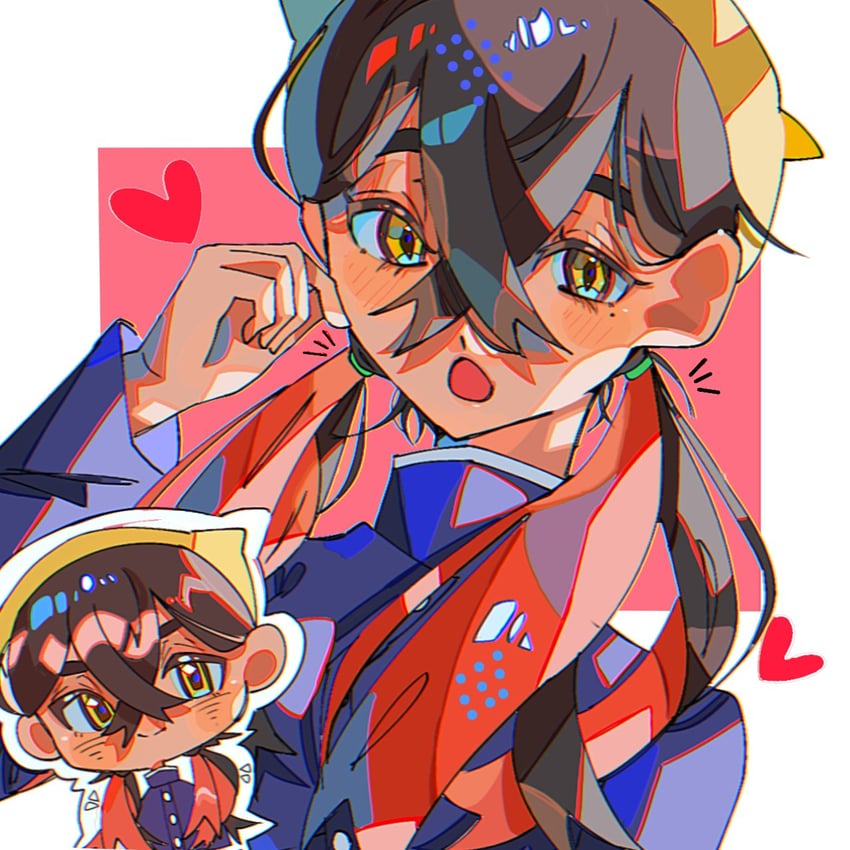 carmine (pokemon and 1 more) drawn by hami_(3hm6gebdf619771)