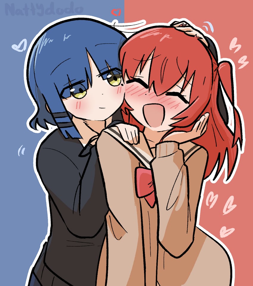kita ikuyo and yamada ryo (bocchi the rock!) drawn by nattydodo_002
