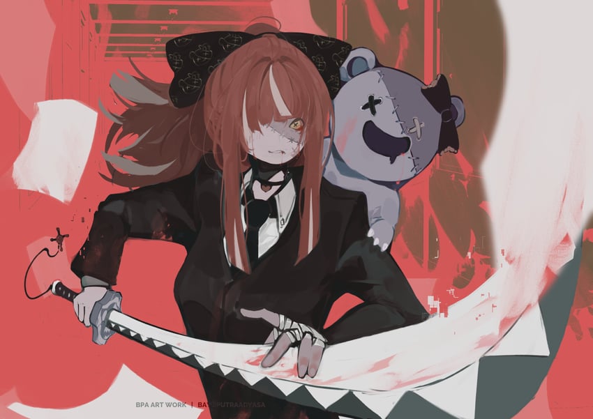 kureiji ollie and udin (hololive and 1 more) drawn by bpa_art_work