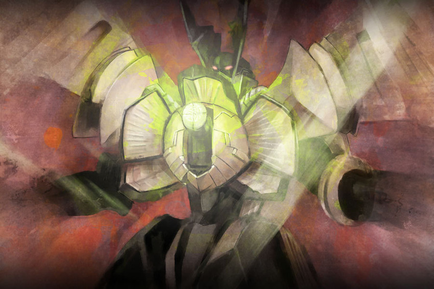 dis astranagant (super robot wars and 2 more) drawn by ikuyoan
