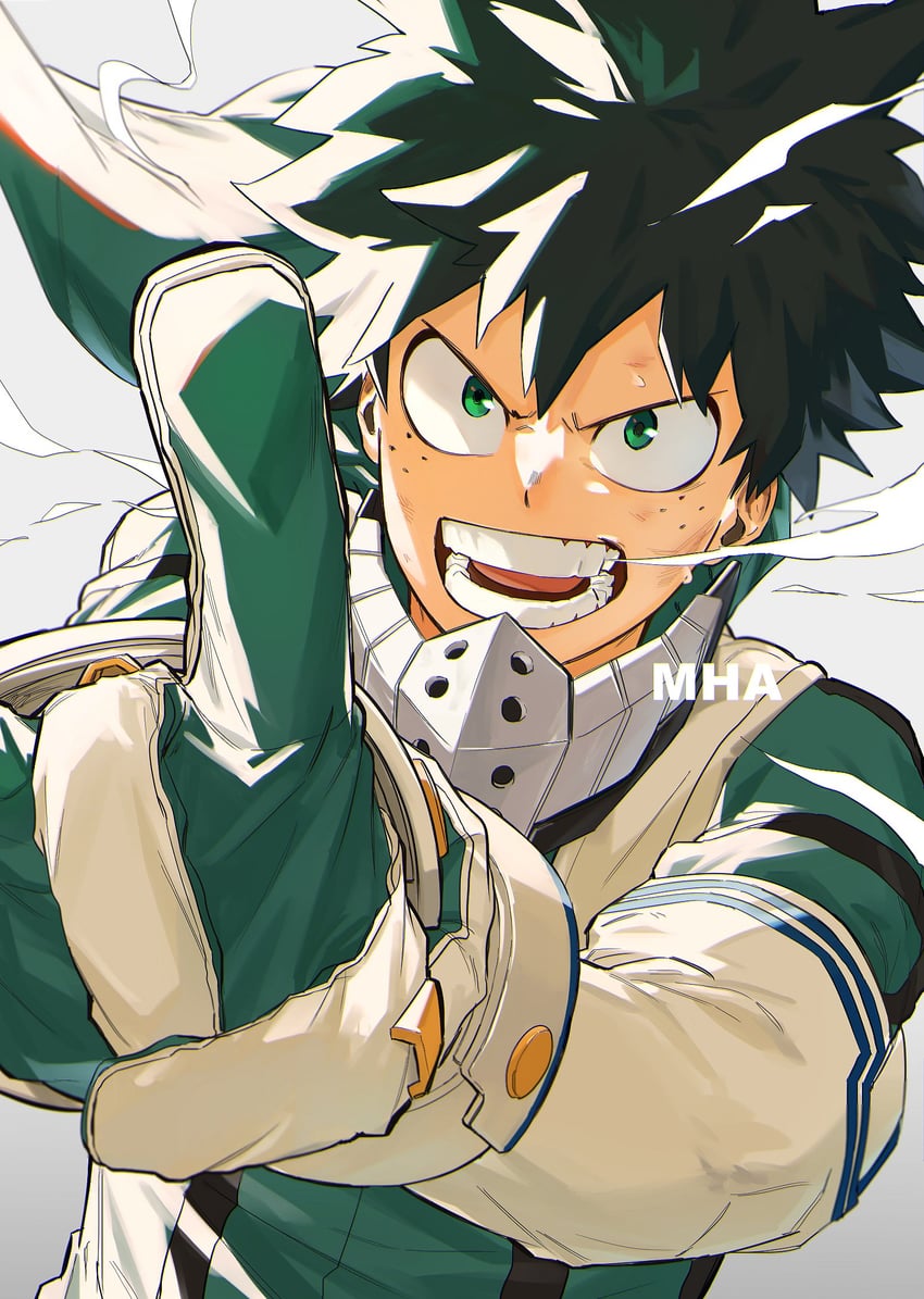 midoriya izuku (boku no hero academia) drawn by mirin_(coene65)