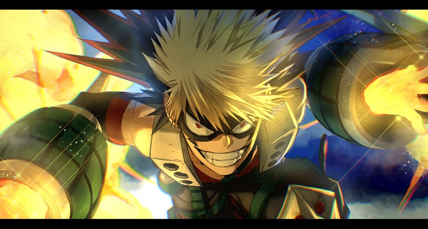 bakugou katsuki (boku no hero academia) drawn by mkm_(mkm_storage)
