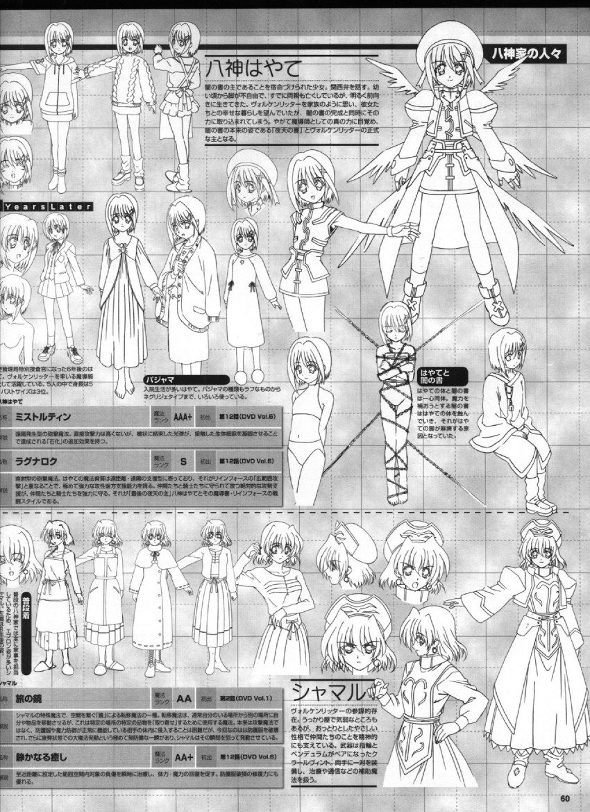 yagami hayate, shamal, and tome of the night sky (lyrical nanoha and 2 more)