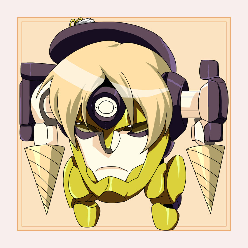 tomoe mami and lagann (mahou shoujo madoka magica and 1 more) drawn by himeneko