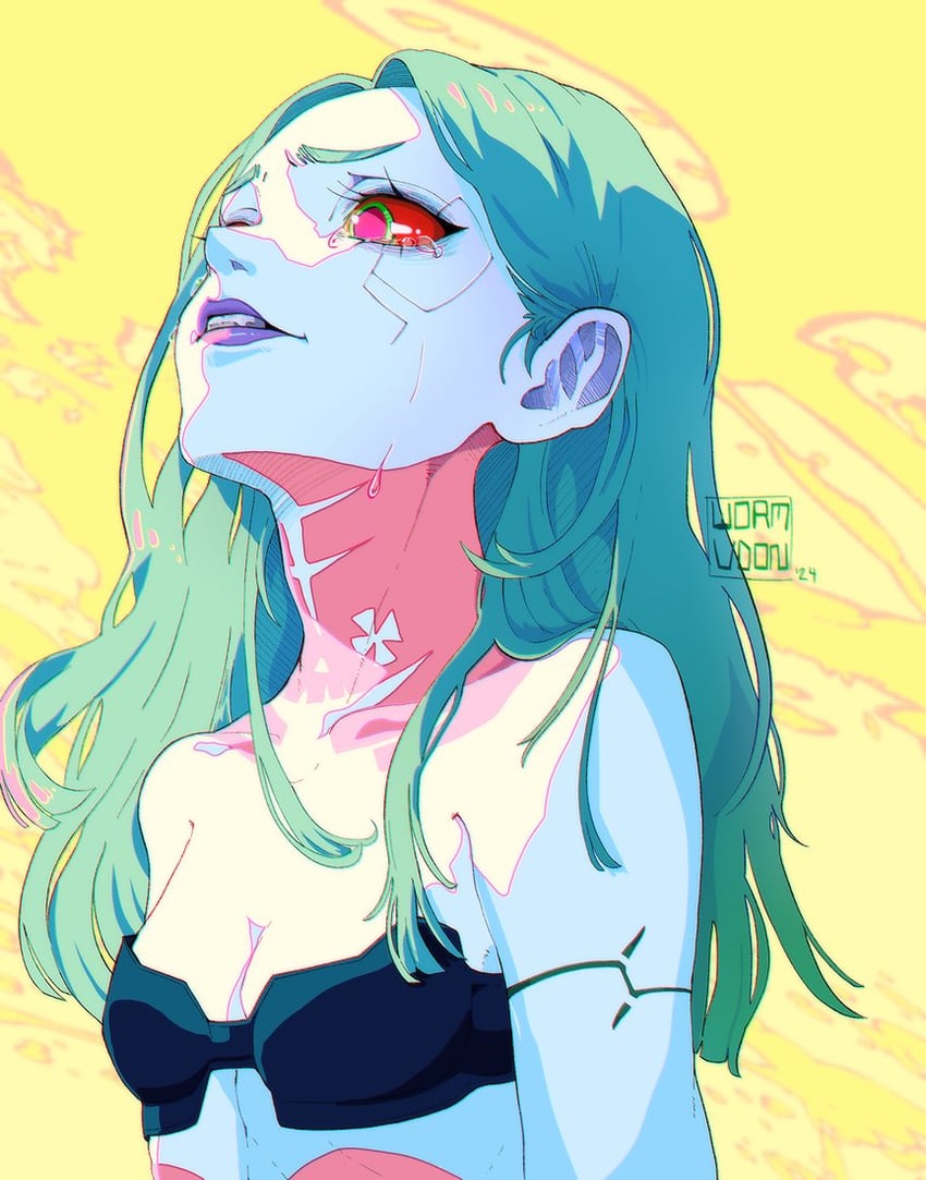 rebecca (cyberpunk and 1 more) drawn by wormudon