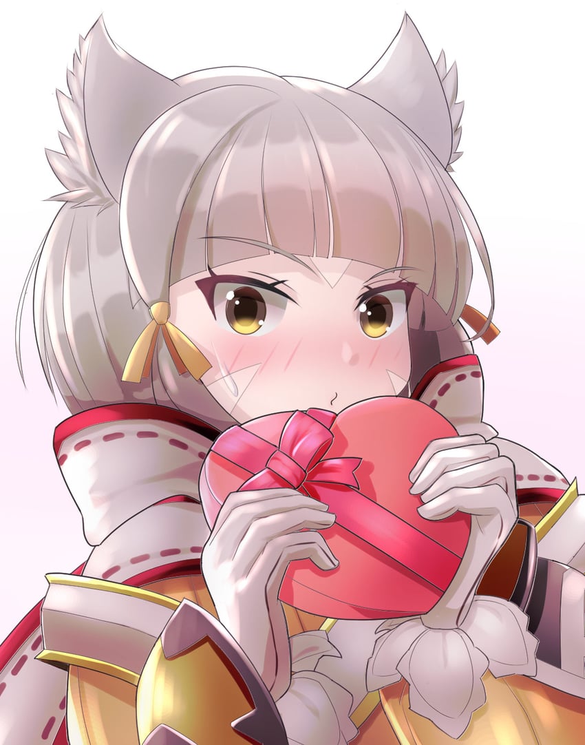 nia (xenoblade chronicles and 1 more) drawn by backkee