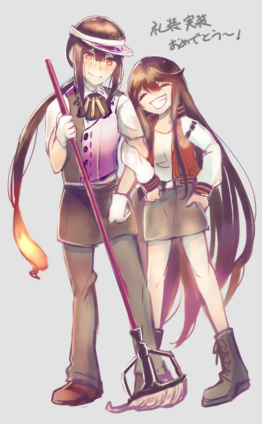oda nobunaga and oda nobukatsu (fate and 1 more) drawn by onekoneko